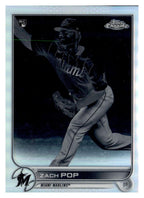 2022 Topps Chrome #41 Zach Pop Negative Refractor front