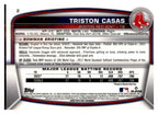 2023 Bowman #2 Triston Casas Mojo Refractor back