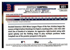 2025 Topps Update #US1 Kristian Campbell back