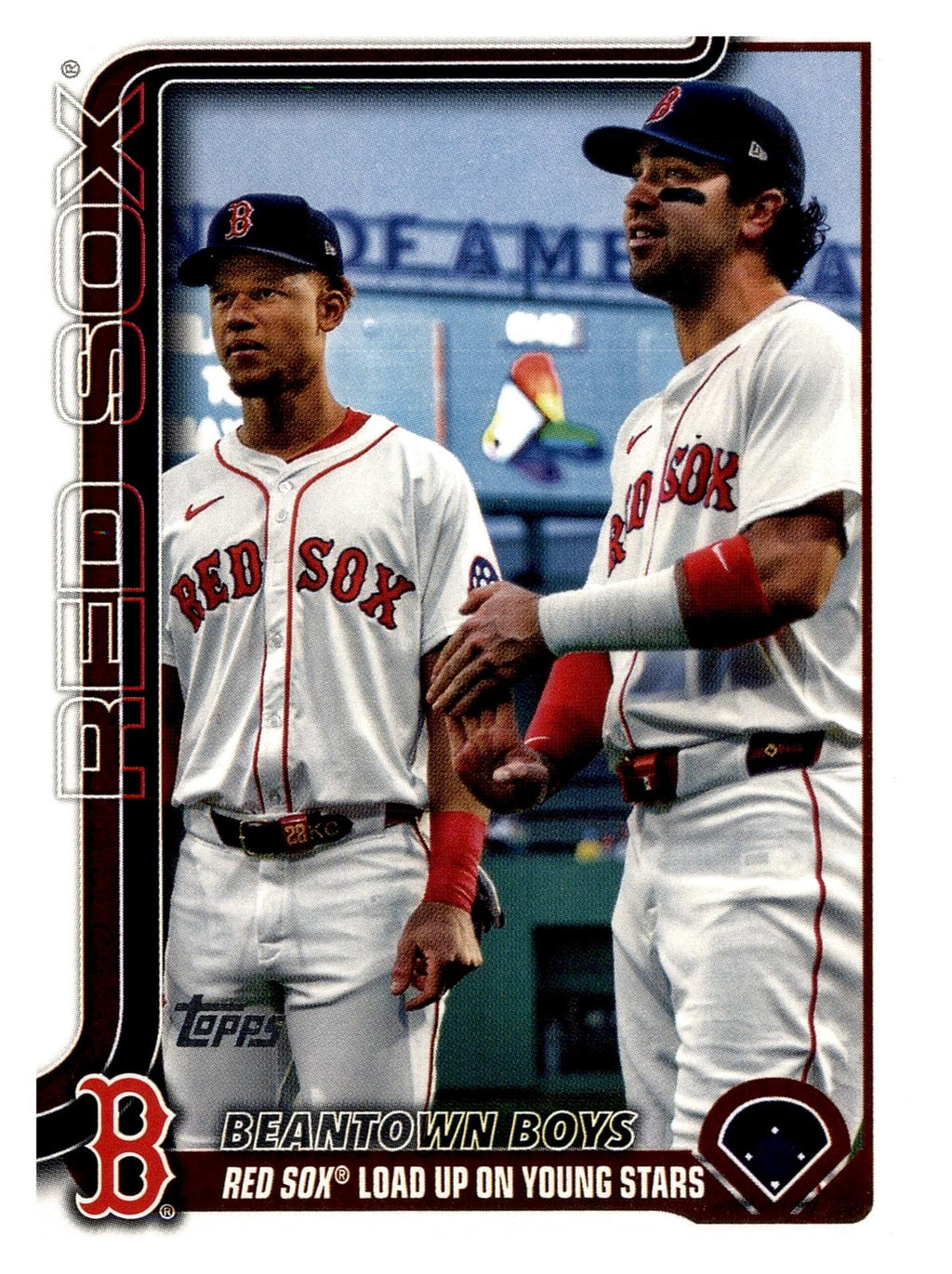 2025 Topps Update #US241 Beantown Boys (Marcelo Mayer / Kristian Campbell) front