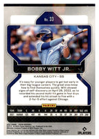 2022 Panini Prizm #33 Bobby Witt Jr. back