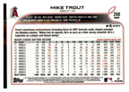 2017 Topps Chrome #200 Mike Trout Prism Refractor back