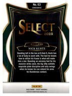 2025 Panini Select #63 Nick Kurtz back