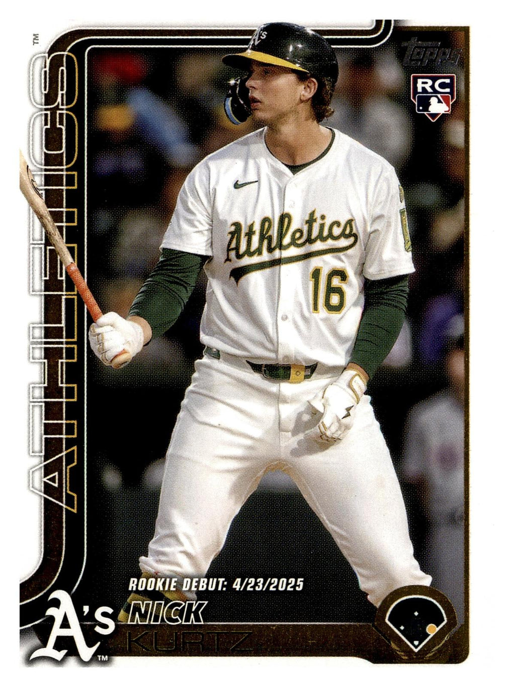 2025 Topps Update #US197 Nick Kurtz front