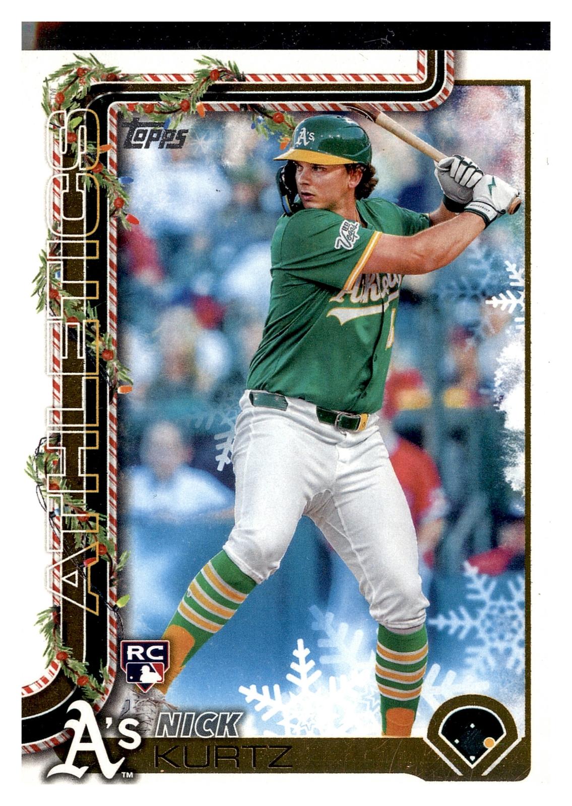 2025 Topps Holiday #H40 Nick Kurtz front