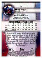 2023 Bowman Platinum #100 Mike Trout back