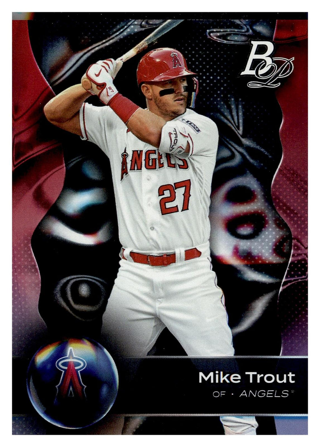 2023 Bowman Platinum #100 Mike Trout front