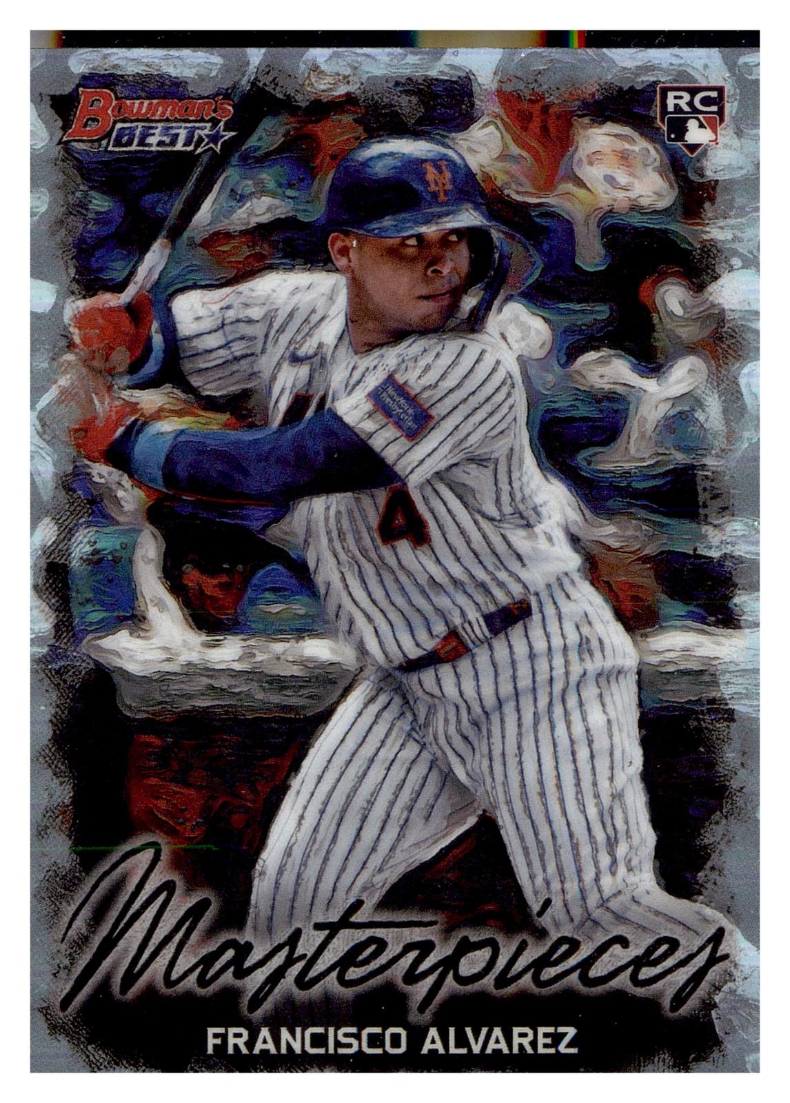 2023 Bowman's Best #BM-9 Francisco Alvarez Masterpieces front