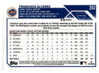 2023 Topps Chrome #203 Francisco Álvarez back