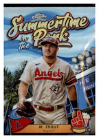 2024 Topps Chrome #SITP-10 Mike Trout Summertime in the Park front