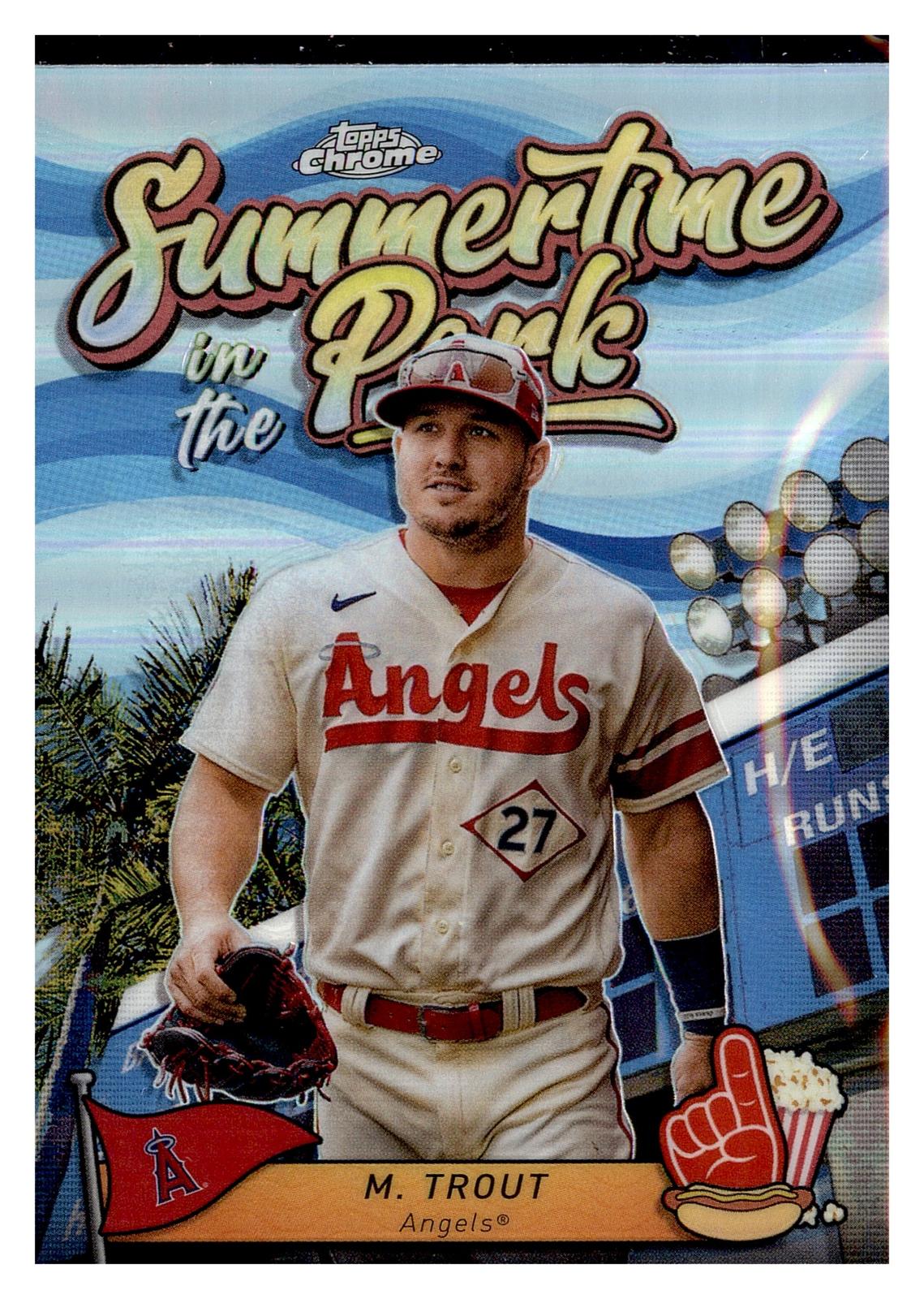 2024 Topps Chrome #SITP-10 Mike Trout Summertime in the Park front