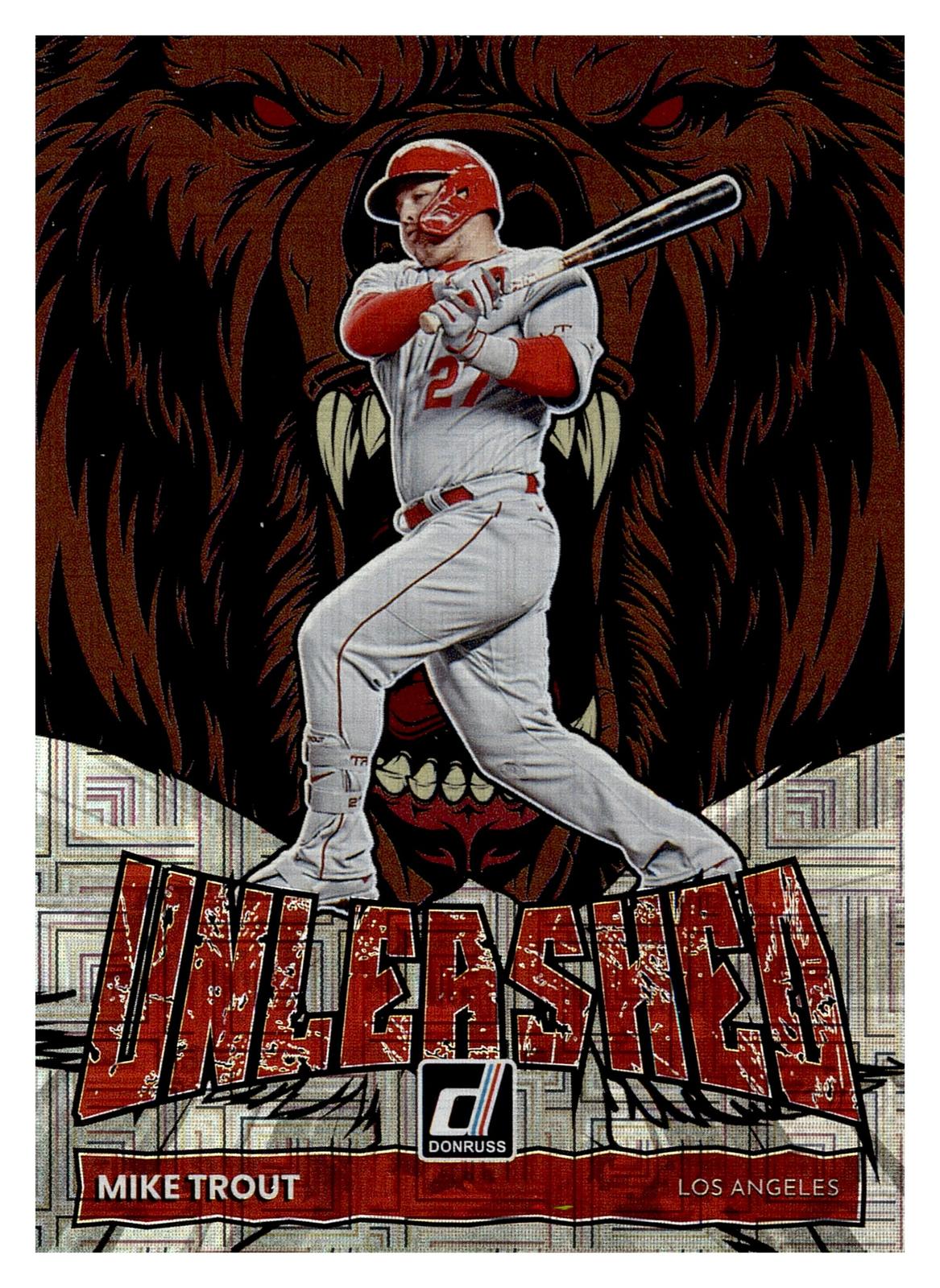 2022 Donruss #UL-3 Mike Trout Unleashed Vector front
