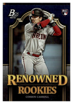 2023 Bowman Platinum #RR-7 Corbin Carroll Renowned Rookies front