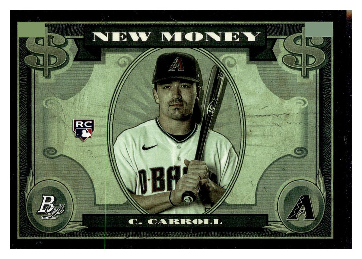 2023 Bowman Platinum #NM-4 Corbin Carroll New Money front