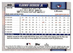2026 Topps #20 Vladimir Guerrero Jr. back
