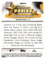 2025 Topps Update #SMLB-80 Jackson Merrill Stars of MLB back