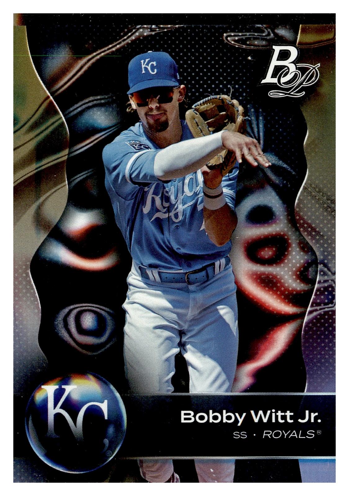 2023 Bowman Platinum #8 Bobby Witt Jr. front