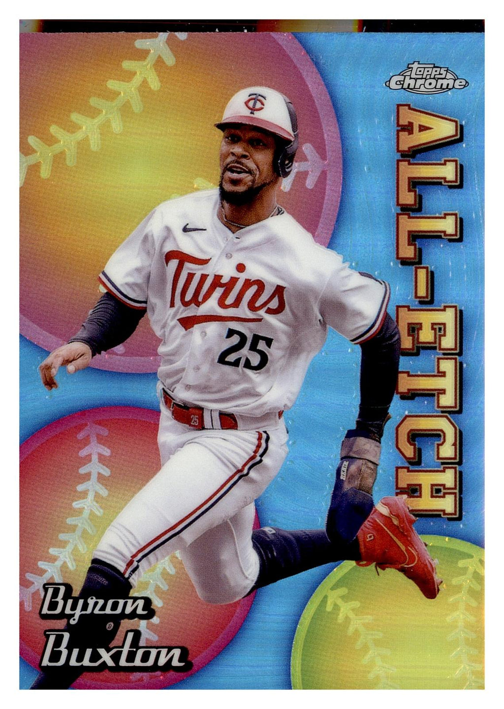 2024 Topps Chrome #CAE-24 Byron Buxton Chrome All-Etch front
