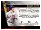 2023 Topps Update #BG-15 Brett Baty Topps Black Gold back