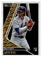 2023 Topps Update #BG-15 Brett Baty Topps Black Gold front