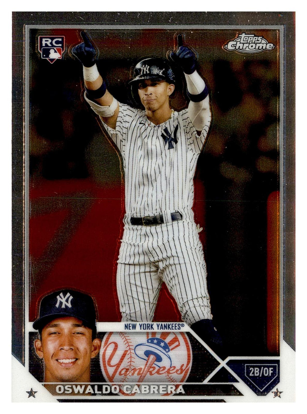 2023 Topps Chrome #69 Oswaldo Cabrera front