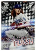 2020 Topps Chrome #FF-4 Dustin May Freshman Flash front