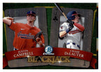 2022 Bowman Draft #BJ-8 Chase DeLauter / Justin Campbell Blackjack front