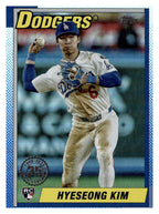 2025 Topps Update #U90-13 Hyeseong Kim 1990 Topps Baseball 35th Anniversary front