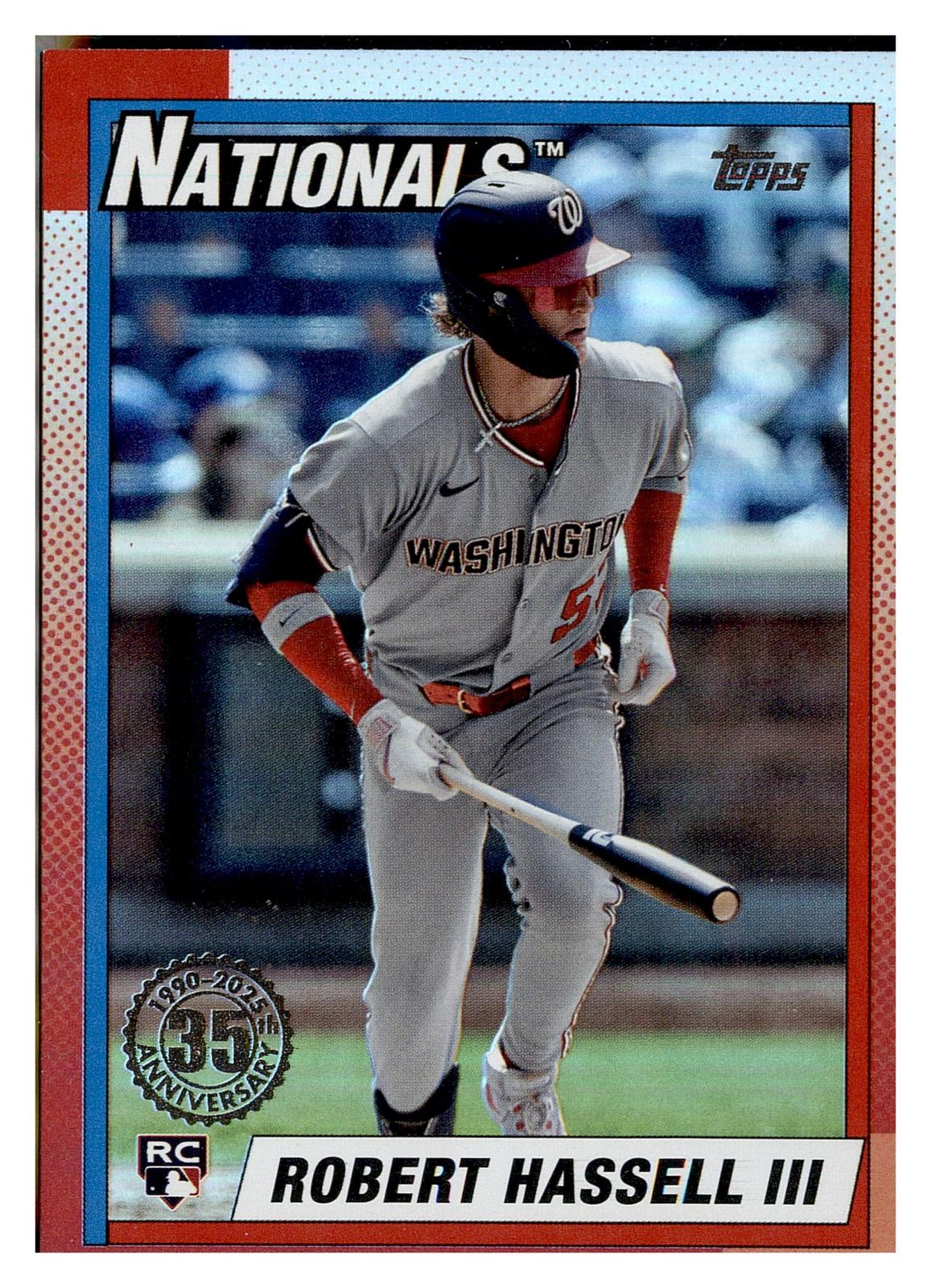2025 Topps Update #U90-41 Robert Hassell III 1990 35th Anniv. front