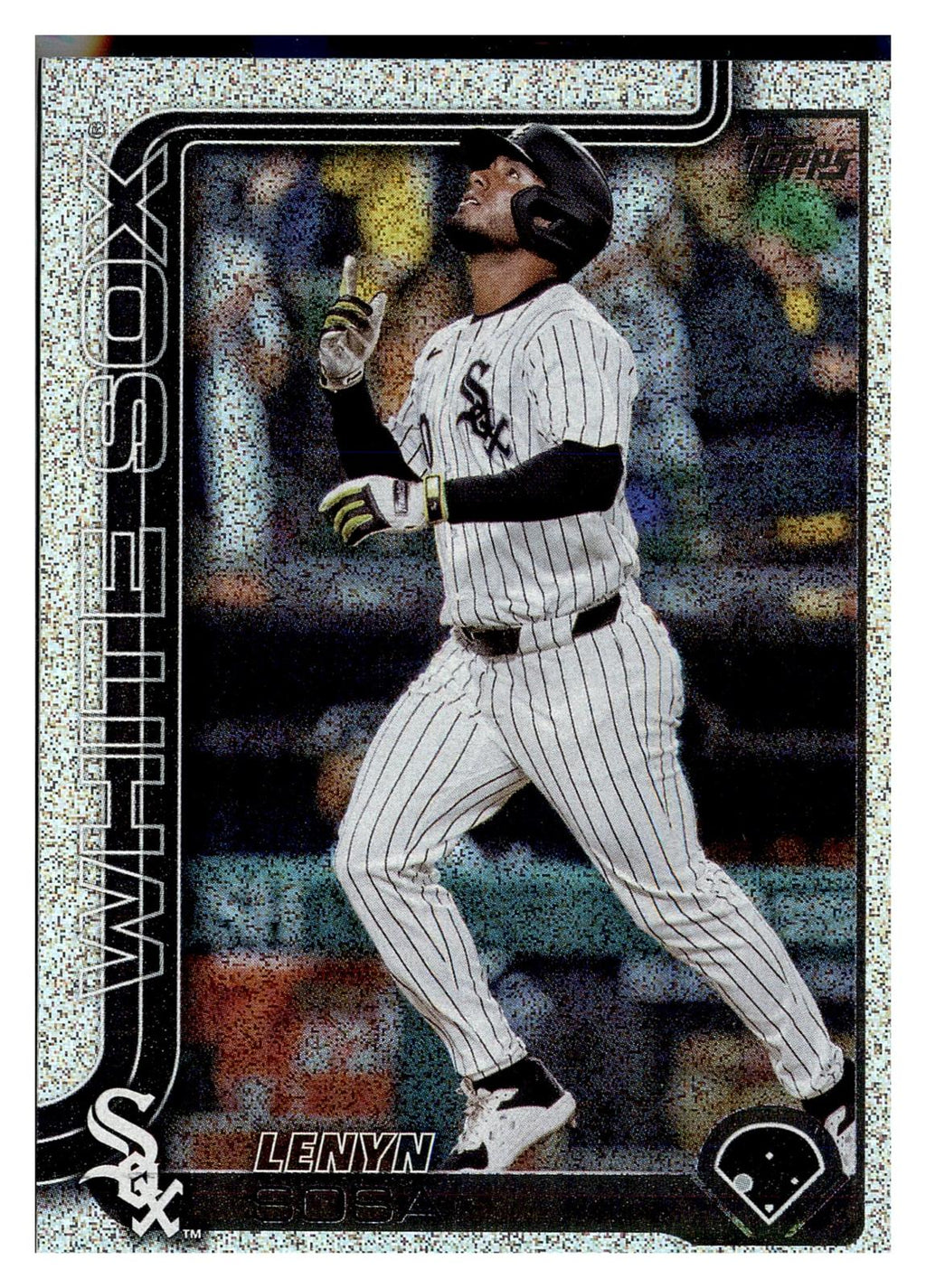 2025 Topps #663 Lenyn Sosa Sandglitter front
