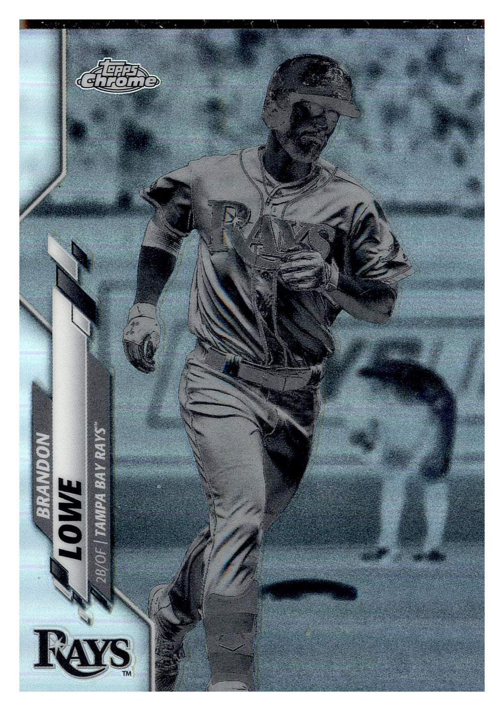2020 Topps Chrome #119 Brandon Lowe Negative Refractor front