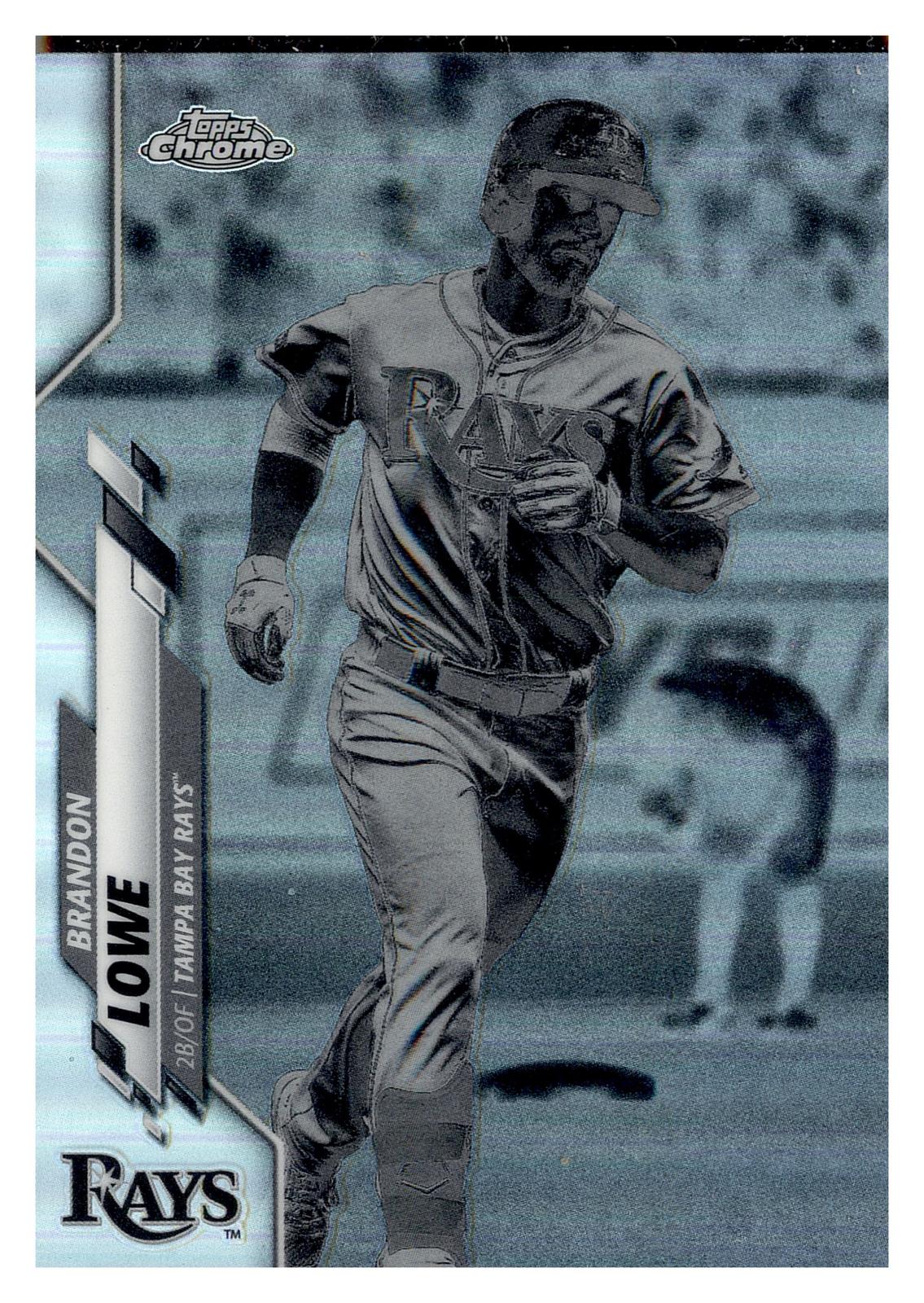 2020 Topps Chrome #119 Brandon Lowe Negative Refractor front