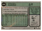 2023 Topps Heritage #388 Francisco Álvarez back