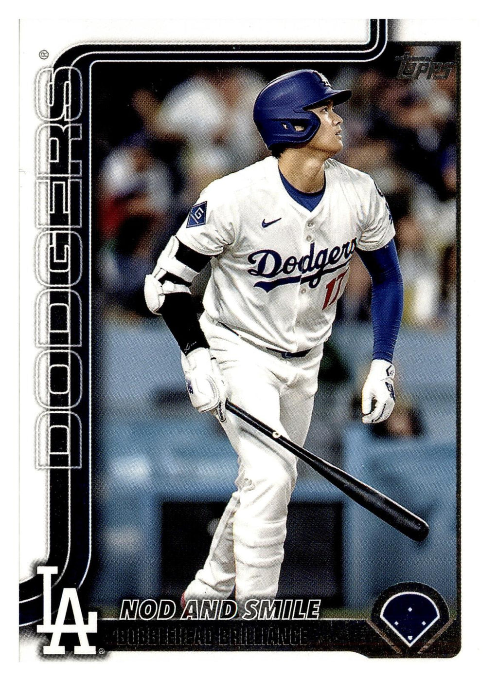 2025 Topps Update #US84 Nod and Smile (Shohei Ohtani) front