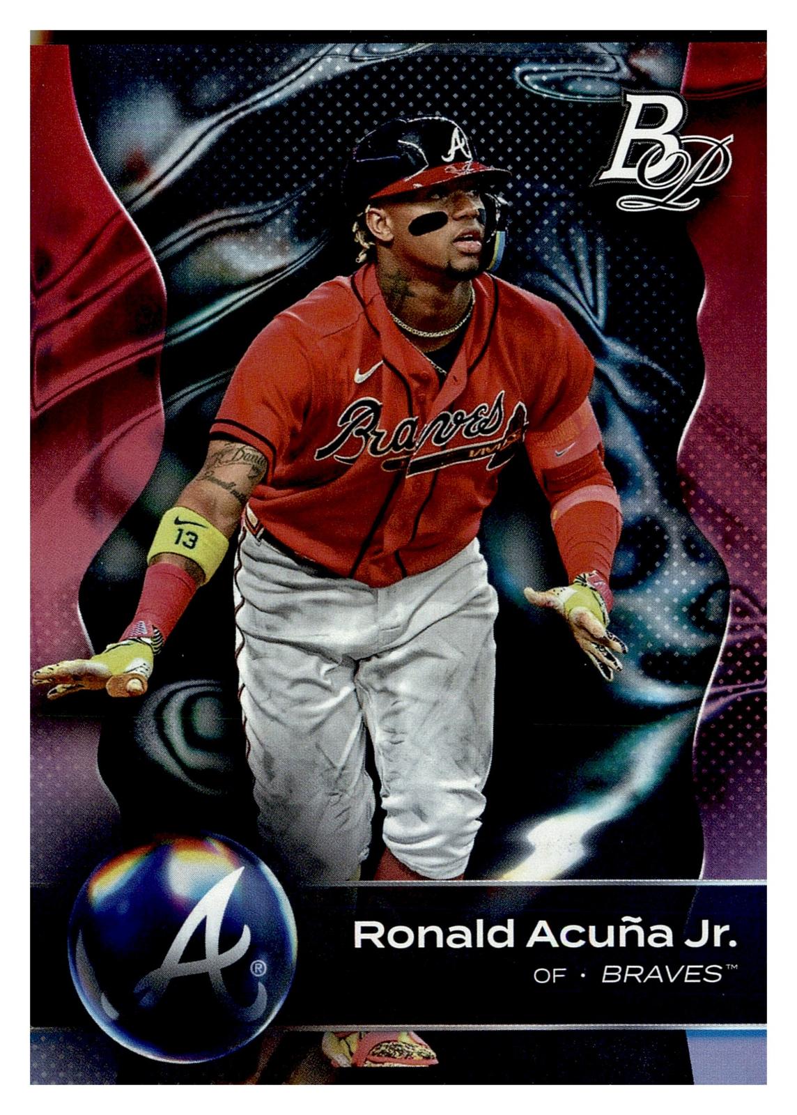 2023 Bowman Platinum #47 Ronald Acuña Jr. front