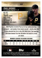 2024 Stadium Club #237 Paul Skenes back