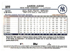 2024 Topps Holiday #H99 Aaron Judge back