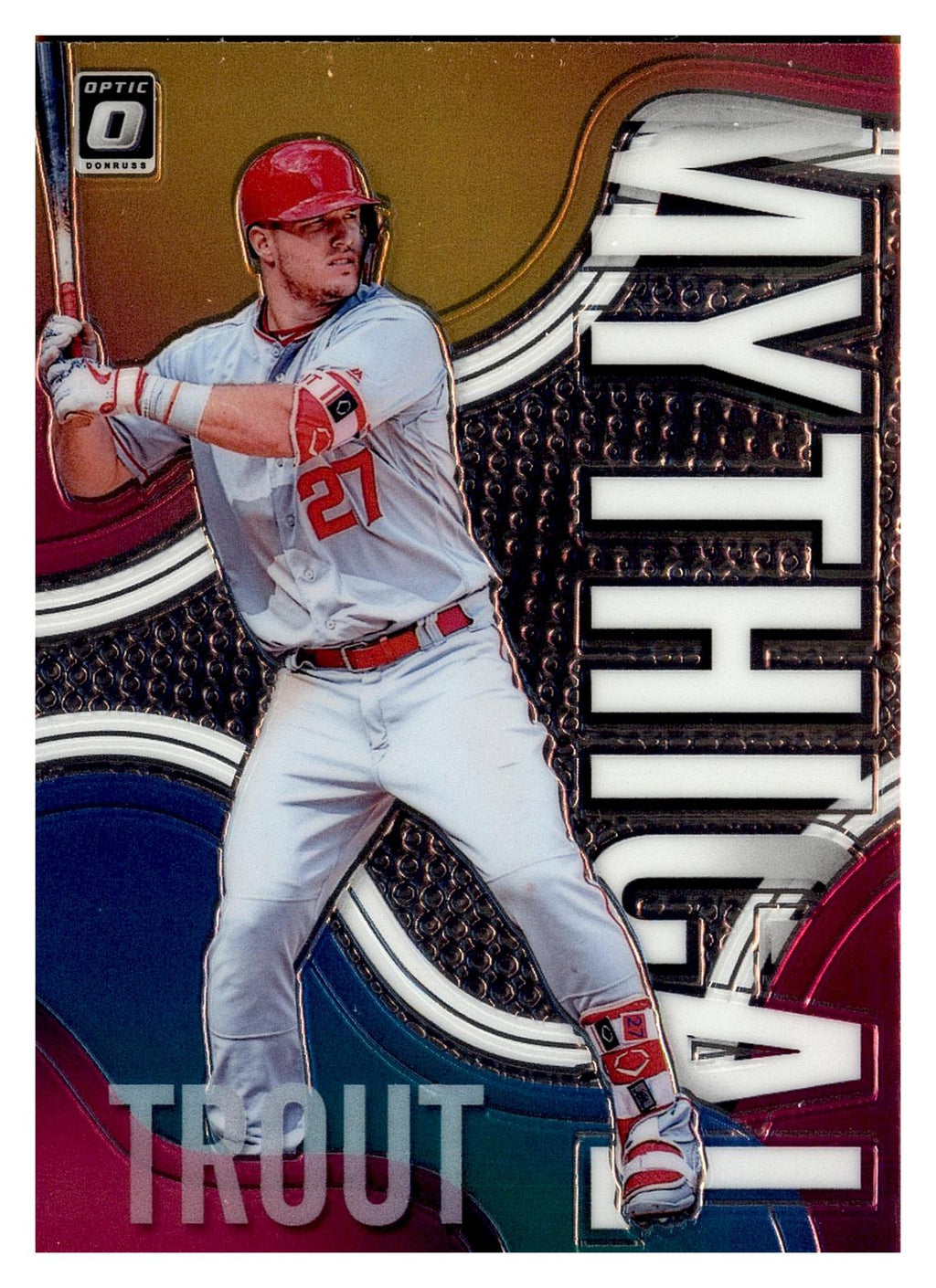 2019 Donruss Optic #M-1 Mike Trout Mythical front