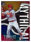 2019 Donruss Optic #M-1 Mike Trout Mythical front