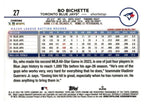 2024 Topps Chrome #27 Bo Bichette