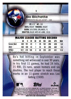 2023 Bowman Platinum #5 Bo Bichette