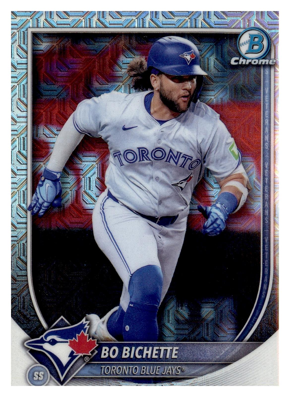 2025 Bowman #92 Bo Bichette Chrome Mojo Refractor