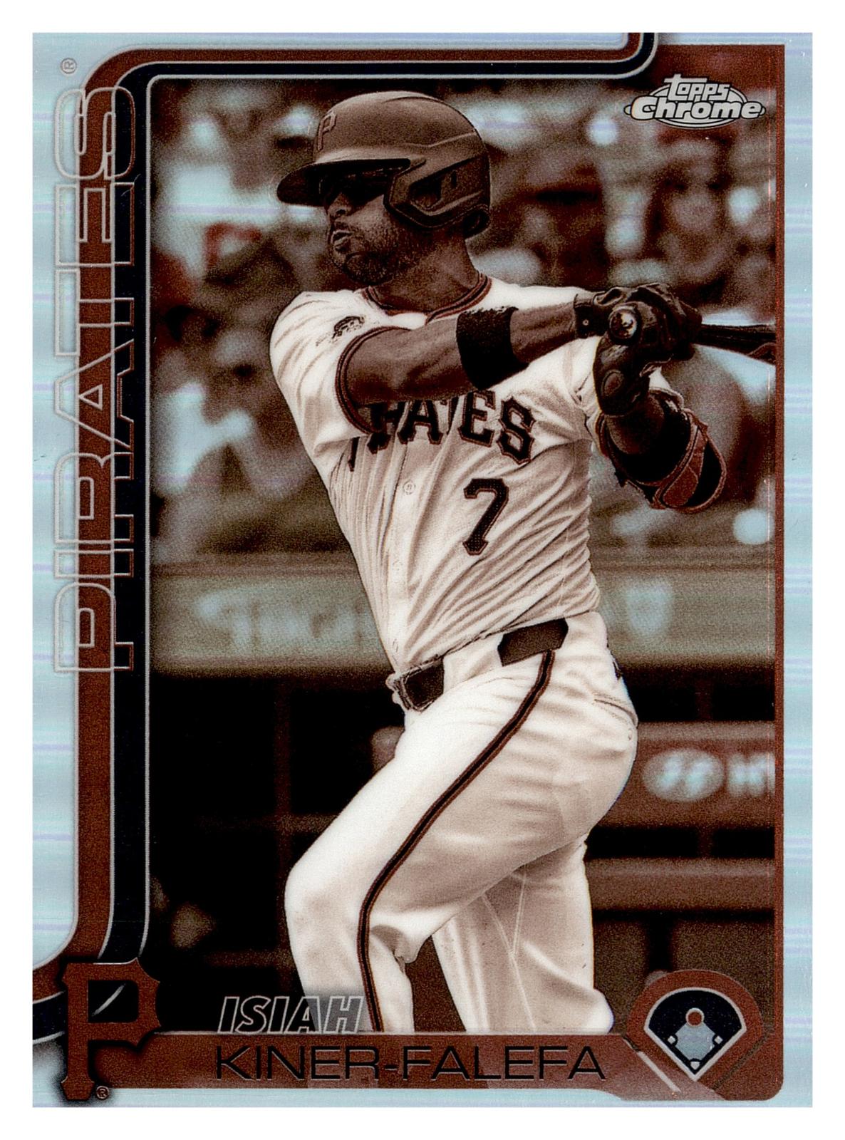 2025 Topps Chrome #42 Isiah Kiner-Falefa Sepia Refractor