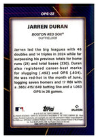2025 Topps #OPS-22 Jarren Duran OPS Leaders