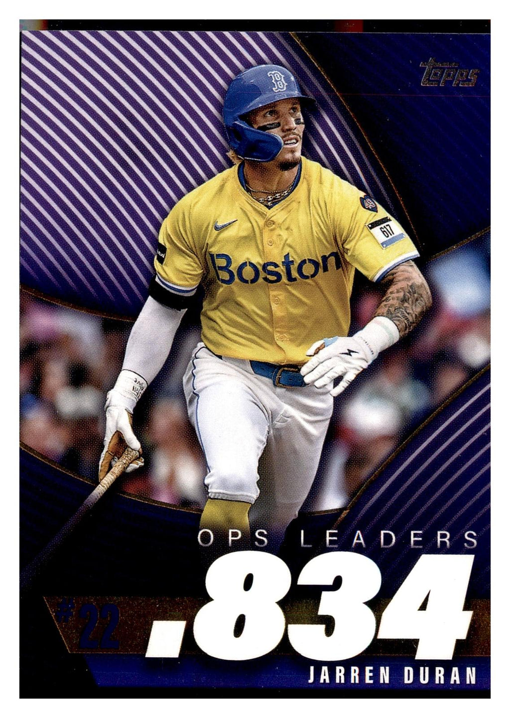 2025 Topps #OPS-22 Jarren Duran OPS Leaders