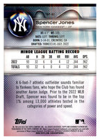 2023 Bowman Platinum #TOP-62 Spencer Jones Top Prospects