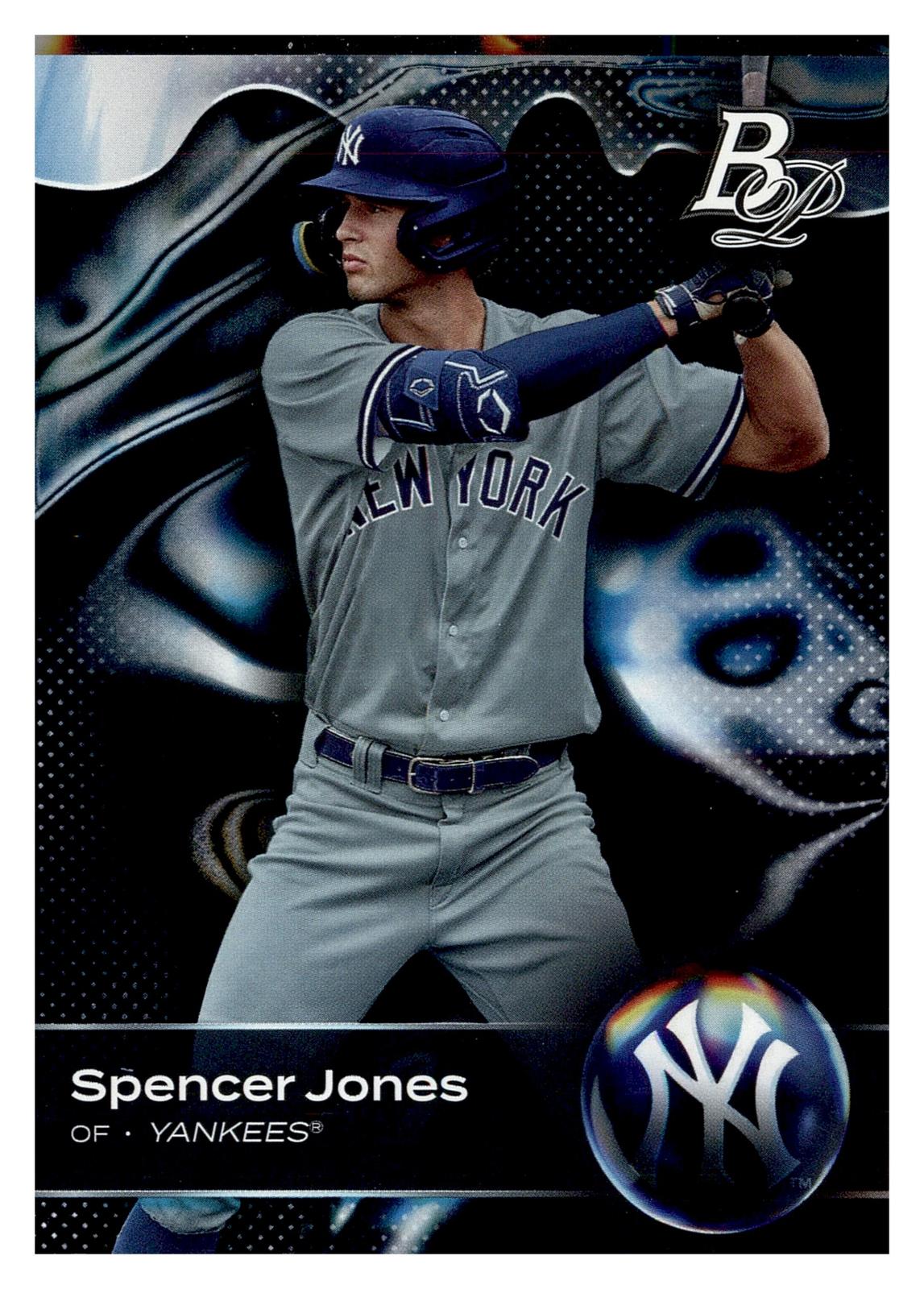 2023 Bowman Platinum #TOP-62 Spencer Jones Top Prospects