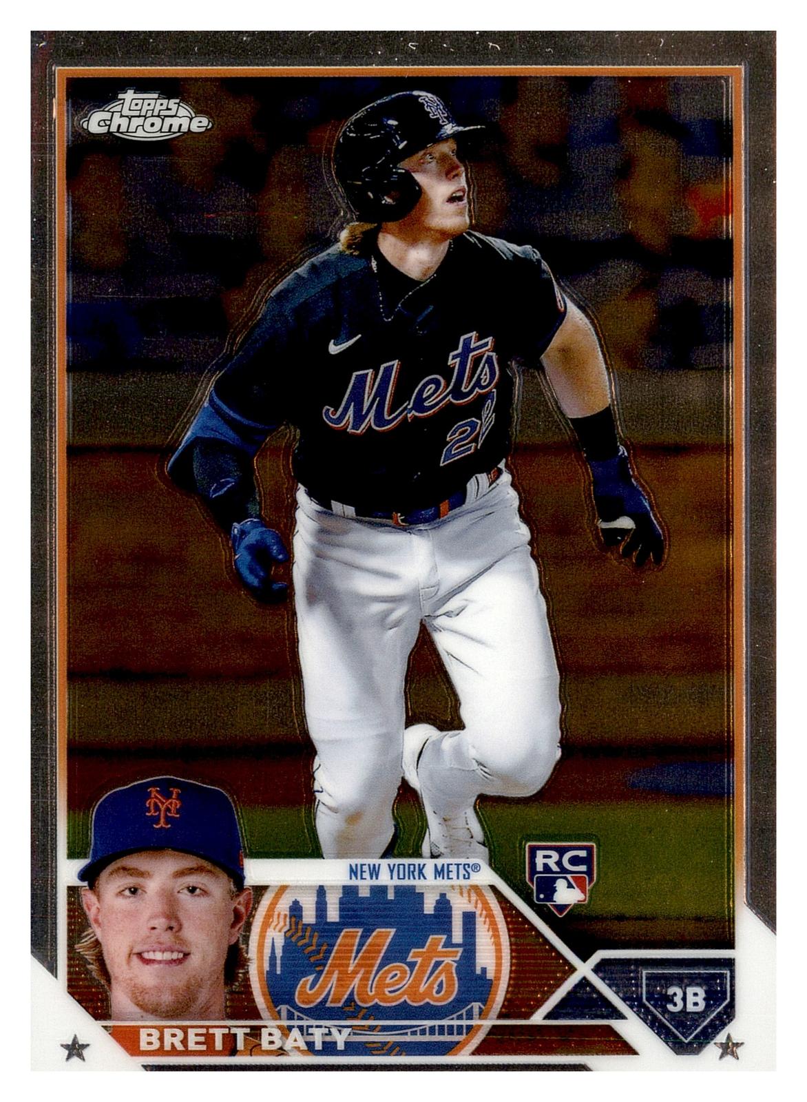 2023 Topps Chrome #204 Brett Baty RC