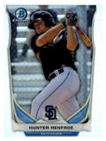2014 Bowman Draft #CTP-32 Hunter Renfroe Chrome Top Prospects Refractor