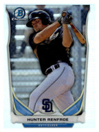 2014 Bowman Draft #CTP-32 Hunter Renfroe Chrome Top Prospects Refractor